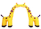 RB21009（6x5m）Inflatable Giraffe Arch/ Inflatable Customized Arch