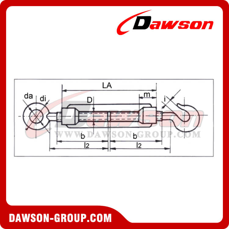 TENSILD&Oacute;N DIN 1480 GANCHO Y GANCHO - DAWSON GROUP LTD.- FABRICANTE, PROVEEDOR, F&Aacute;BRICA DE CHINA