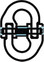 Eslab&oacute;n de conexi&oacute;n DS264 G100, conector de cadena de grado 80 - Dawson Group Ltd. - Fabricante, proveedor y f&aacute;brica de China