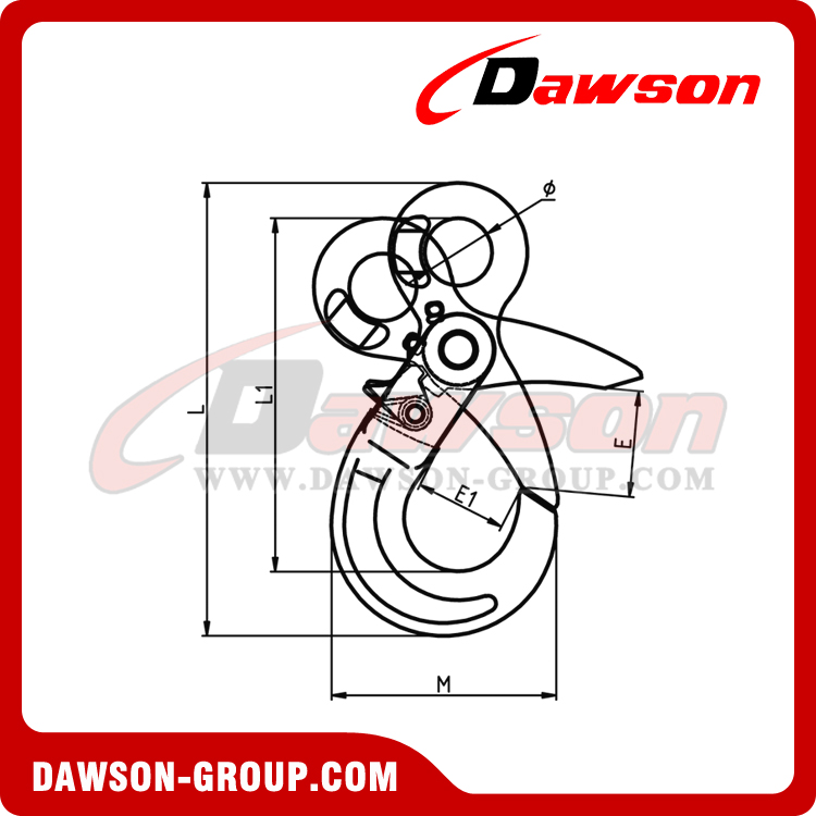 DS737 GANCHO AUTOBLOQUEO DE OJO MEJORADO.- DAWSON GROUP LTD.- FABRICANTE DE CHINAjpg