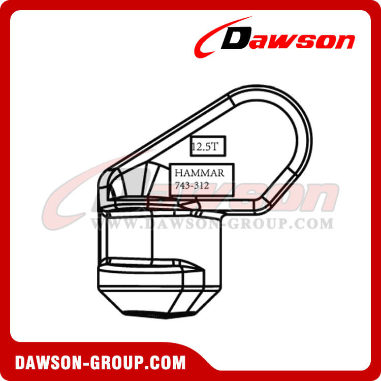 DS135 G80 PIE DE ELEFANTE CON HORQUILLA–DERECHO 12.5T - DAWSON GROUP LTD.- FABRICANTE, PROVEEDOR, F&Aacute;BRICA DE CHINA
