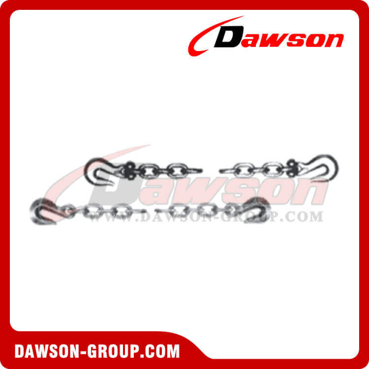 CADENA CON GANCHOS DE AGARRE DE CLEVIS EN AMBOS EXTREMOS (GRADO 43) - DAWSON GROUP LTD.- FABRICANTE, PROVEEDOR, F&Aacute;BRICA DE CHINA