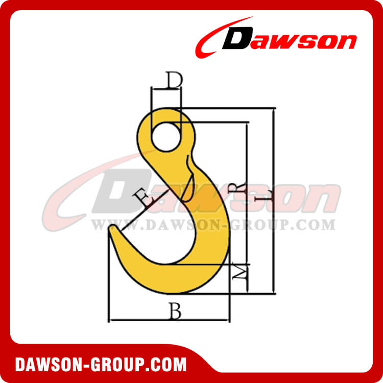 GANCHO PARA OJOS DE ALEACI&Oacute;N DS118 - DAWSON GROUP LTD.- FABRICANTE, PROVEEDOR, F&Aacute;BRICA DE CHINA