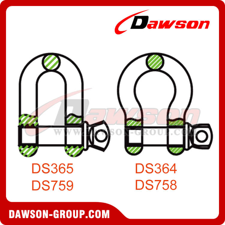 スクリューピンシャックル