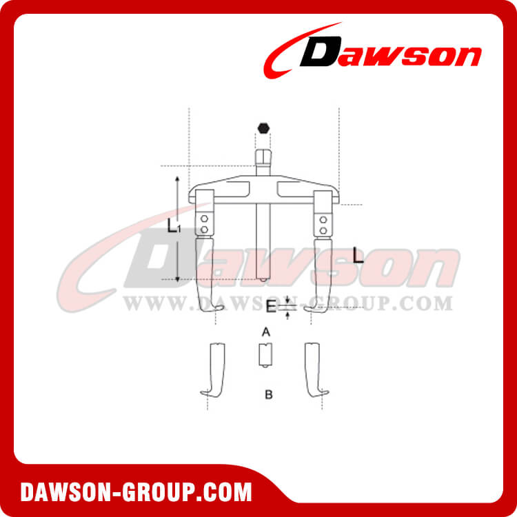 DSTD0804 Extractor de engranaje de brazo 2