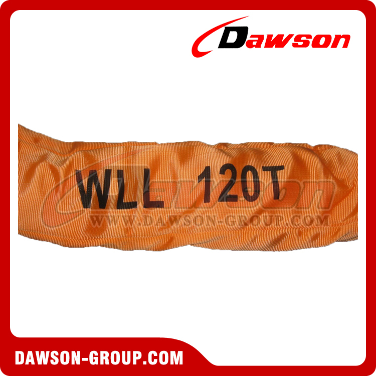 WLL 120T حبال مستديرة من البوليستر AS 4497