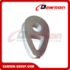 DIN 3091 ダクタイル鉄シンブル、高耐久ワイヤーロープシンブル