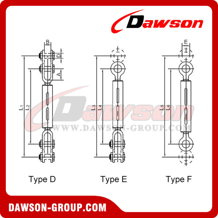 高強度クローズドターンバックル - Dawson Group LTD.- 中国のメーカー、工場