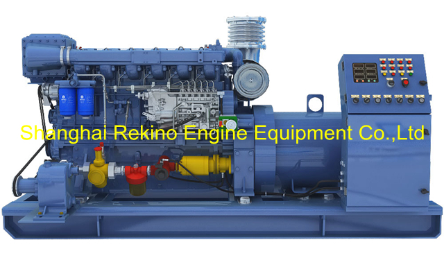 250KW 313KVA 50HZ Weichai marine diesel generator genset set (CCFJ250JW / WP12CD317E200)