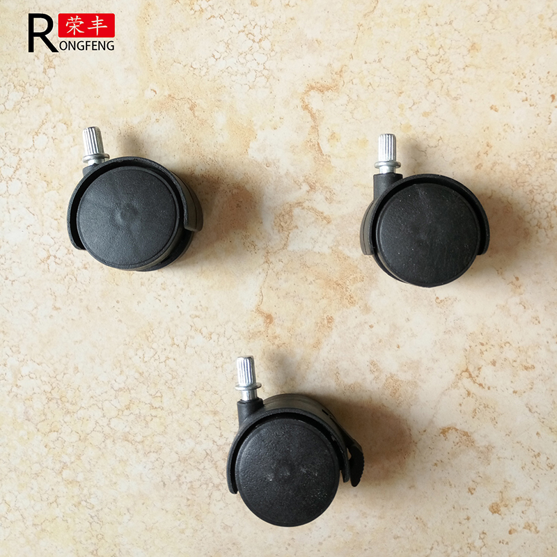 Wheels for chair desk wheels with brake black wheels