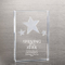 Star Cluster 3-D Etch Crystal Trophy (#79961)