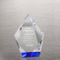 Royal Blue Diamond Accent Crystal Trophy