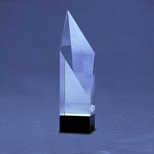 Best Selling Diamond Elite Black Accent Trophy for Top Sales Award