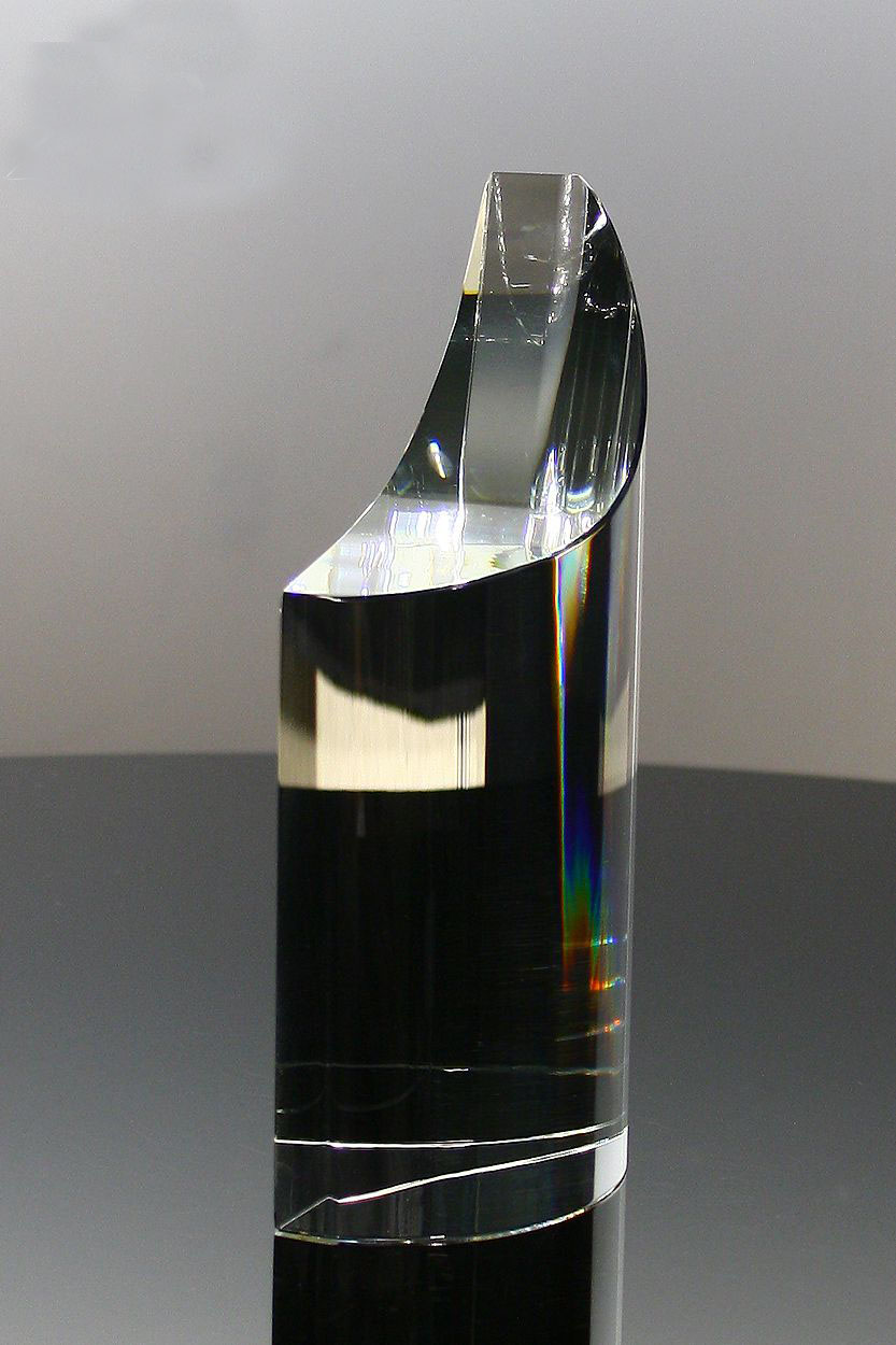 Recognition Rewards Trophy Eddy Leadership Crystal Award