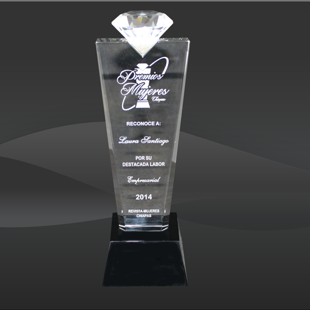 Crystal Diamond Tower Award (J-CRY3211C)
