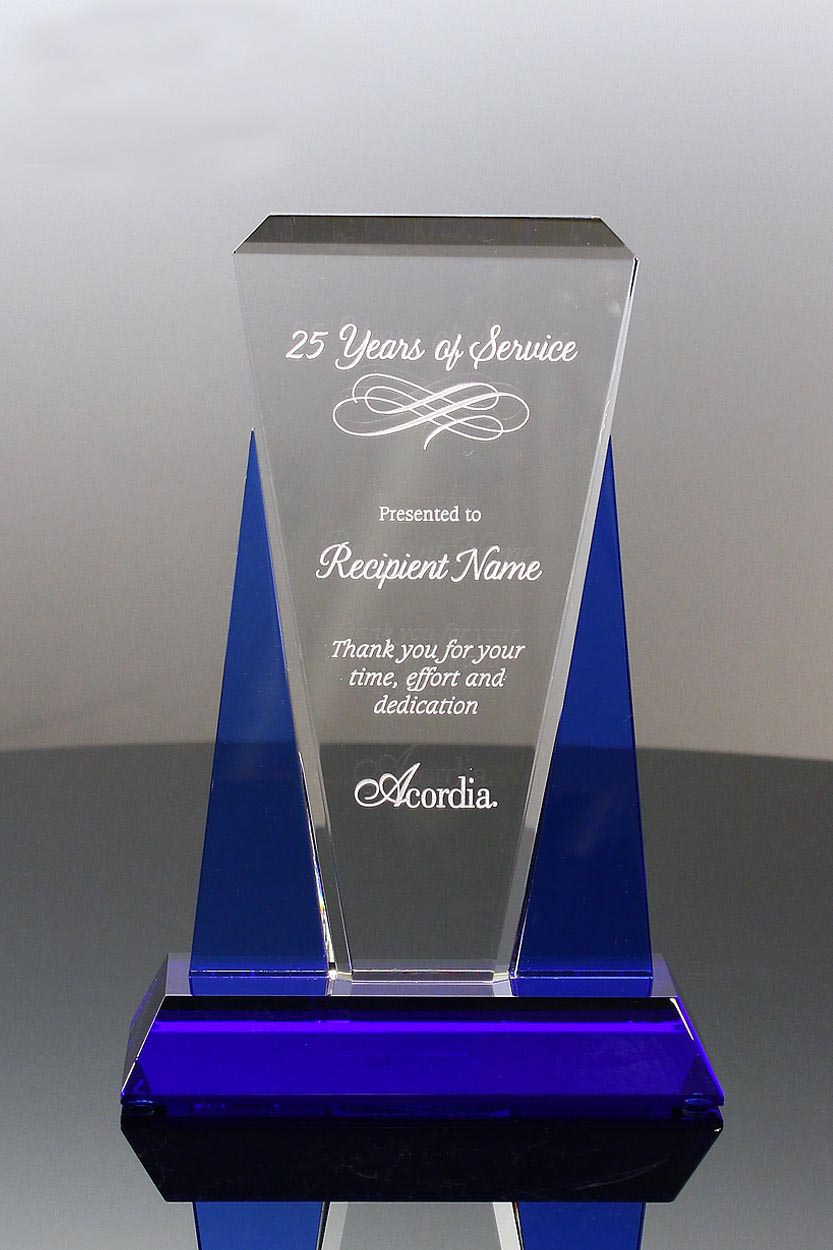 Sapphire Quest Crystal Award
