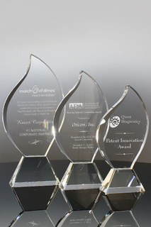 Award Ideas Ignite Crystal Award for Commemorative Awards (#5202, #5203, #5204)