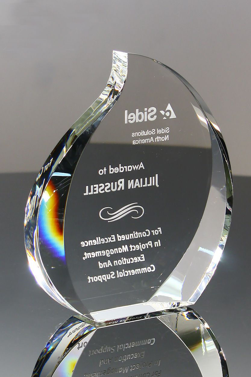 Atlantis Crystal Flame Commemorative Award