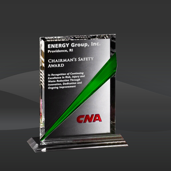 Crystal Danbury Rectangle Award (CD-4044, CD-4045, CD-4046)