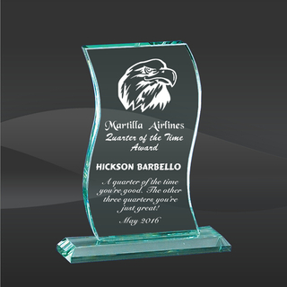 Jade Glass Wave Award (D-GL110)