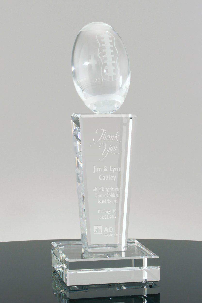 Standing Star Tower Crystal Award for Employee Trophies (#2028)
