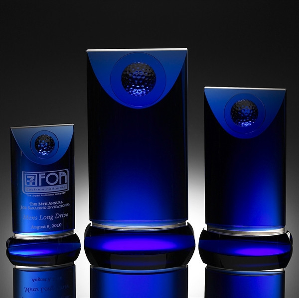 Blue Solstice Crystal Golf Award (#4007, #4008, #4009)
