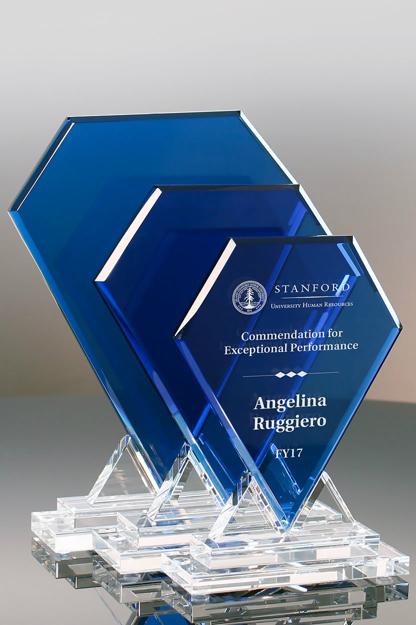 Blue and Clear Advancement Award for Years of Service Awards (#5208)