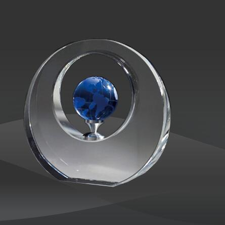 Blue World in One Crystal Award (DMC-DCG416, DMC-DCG-417, DMC-DCG-418)