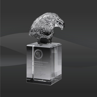 Glass Crystal Eagle Corporate Gift of Trophy