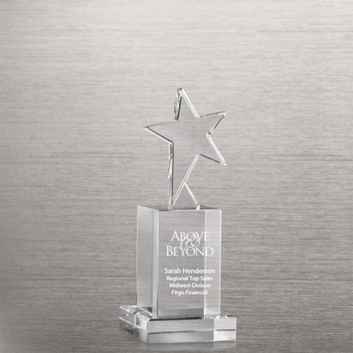 Rising Star Crystal Trophy (#76525)