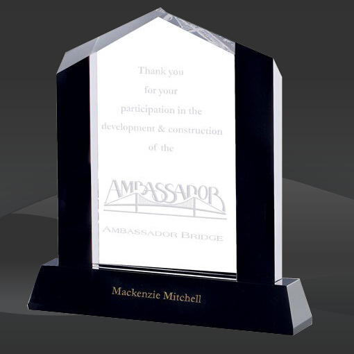 Dark Two Tone Tower Crystal Award (MP-OPT5831, MP-OPT5832, MP-OPT5833)