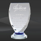 Triple Step Blue Crystal Wedge Award (D-CRY580, D-CRY581, D-CRY582)
