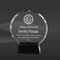 Crystal Beveled Circle Award (SCT-K1455, SCT-K1465, SCT-K1475)