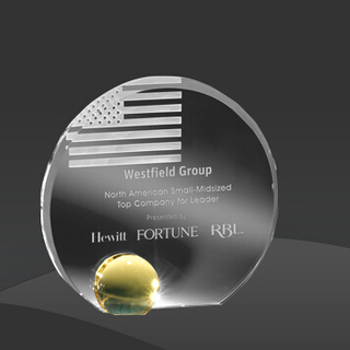 Pride of Glory Crystal Award (MPI-CR-A1071AM-8)