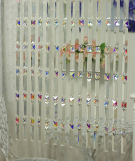Party Decoration of Crystal Prisms Curtain