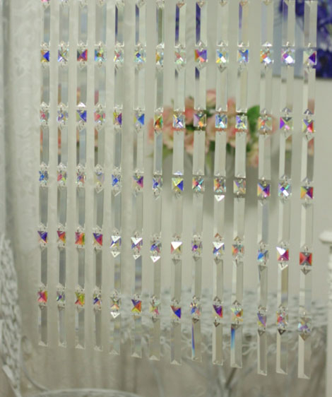 Party Decoration of Crystal Prisms Curtain