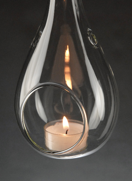 Hanging Teardrop Tealight Holder