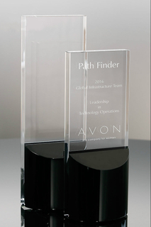 Black &amp; Clear Crystal Cavalcade Award (#5627, #5628)