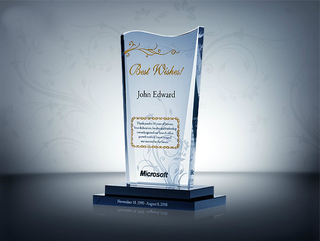 Crystal Wave Awards (CT15060, CT15075, CT15090, CT15120)