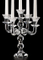 12in Crystal Ball Candelabra for Wedding and Home or Restaurant
