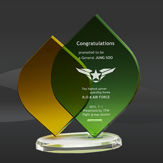 Tropical Remix Crystal Award (CIP-YJ757S, CIP-YJ757L)