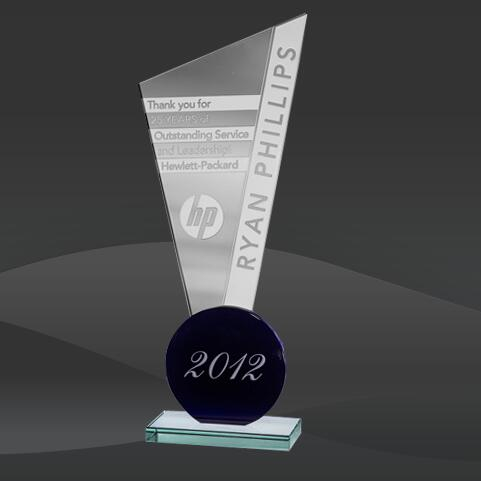 Exclaim Glass Award (JC-2665)
