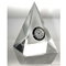 Pyramid Crystal Clock for Home Decoration Gift (P413)