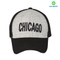 芝加哥3D刺绣Structed体育运动盖帽