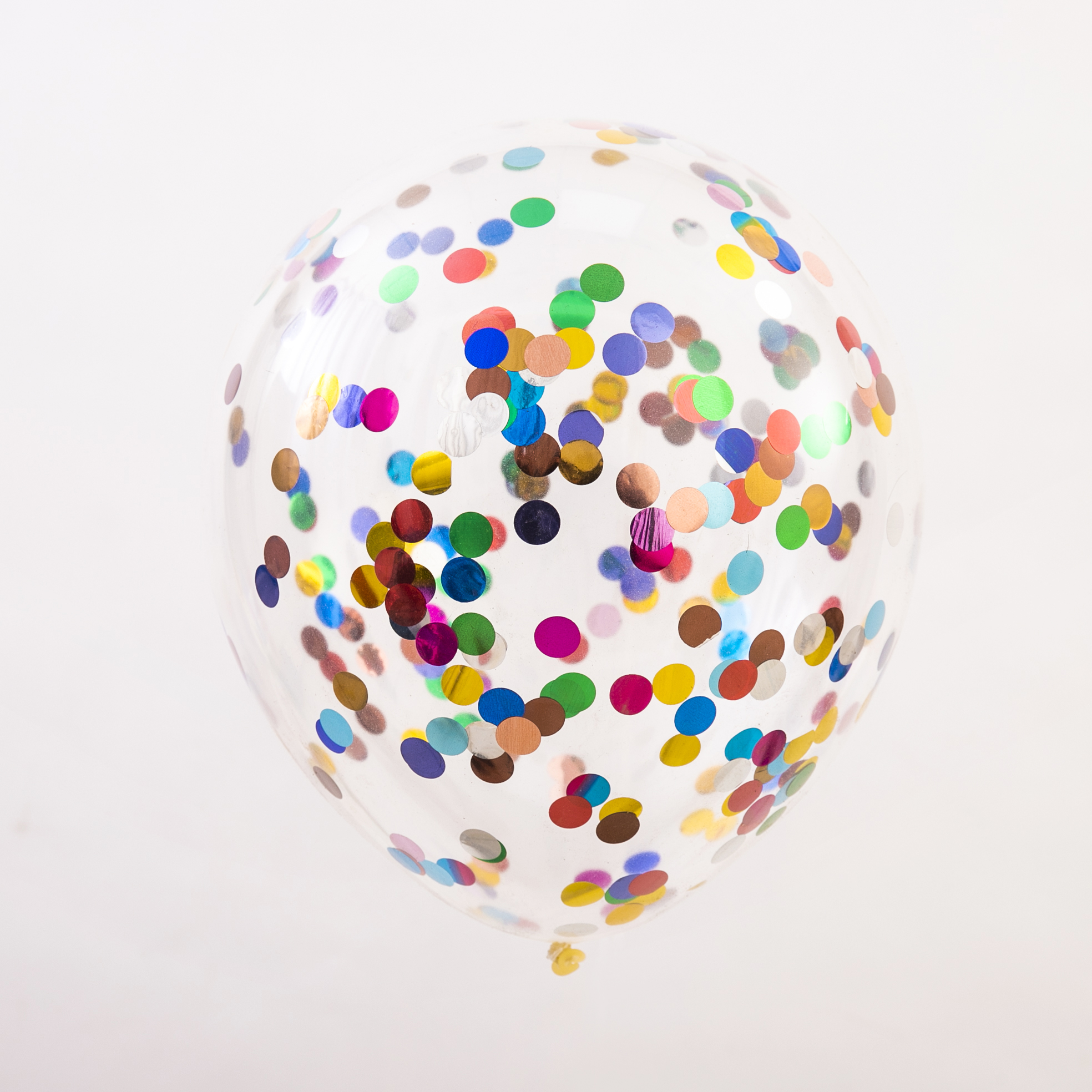 Balloon with Paper & Foil Confetti