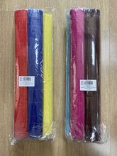 120 GSM Solid Colored crepe paper 200% stretch - 5 Colors Assorted 