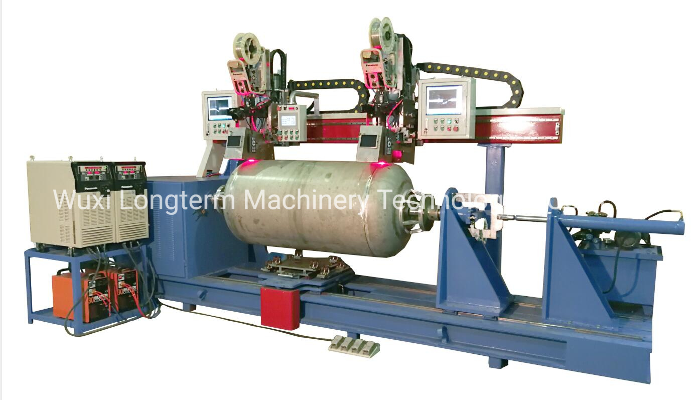 Cryogenic Cylinder / LNG Cylinder / Dewar Bottle MIG / TIG / Paw / Mag Circumferential / Longitudinal Seam Welding Machinery