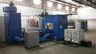Exported LPG Cylinder Zinc Metalizing Machine