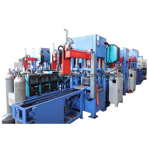 LPG Gas Cylinder Semi-Auto Collar/Handle Welding Equipment^