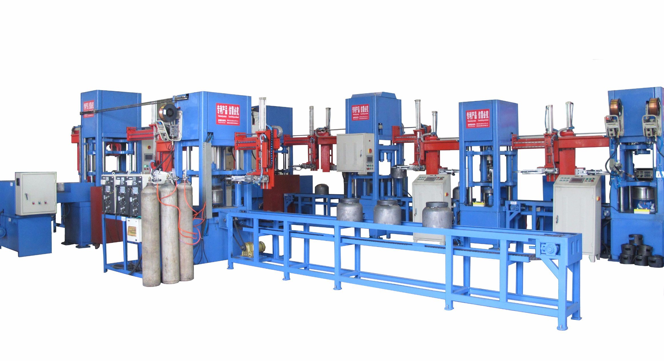 Double Head LPG Cylinder Automatic Circumferential Welding Machine